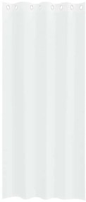 vidaXL Κουρτίνες με κουρτίνες 2 pcs Λευκό 140x175cm Πολυεστέρας