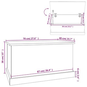 ΚΟΥΤΙ ΑΠΟΘΗΚΕΥΣΗΣ ΜΑΥΡΟ 70X40X38 ΕΚ. ΕΠΕΞΕΡΓΑΣΜΕΝΟ ΞΥΛΟ 816505