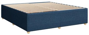 ΚΡΕΒΑΤΙ BOXSPRING ΜΕ ΣΤΡΩΜΑ ΜΠΛΕ 200X200 ΕΚ. ΥΦΑΣΜΑΤΙΝΟ 3292176