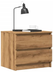 vidaXL Κομοδίνα 2 τεμ Artisan Oak 50x40x43.5 cm Κατασκευασμένο ξύλο