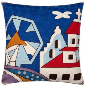 Διακοσμητική Μαξιλαροθήκη (45x45) Silk Fashion Polygazok4