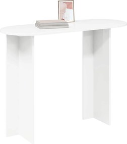 vidaXL Τραπέζι κονσόλας Λευκό 100 x 39,5 x 75 εκ Επεξεργασμένο Ξύλο