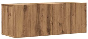 vidaXL Επίτοιχο ντουλάπι τηλεόρασης Artisan Oak 80x30x30 cm