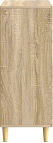 vidaXL Πλαϊνό γραφείο Sonoma Δρυς 66 x 34,5 x 90 εκ Επεξεργασμένο Ξύλο