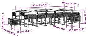 ΣΕΤ ΤΡΑΠΕΖΑΡΙΑΣ ΚΗΠΟΥ 17 ΤΕΜ ΚΑΦΕ ΑΠΟ ΣΥΝΘ. ΡΑΤΑΝ ΜΕ ΜΑΞΙΛΑΡΙΑ 3211545