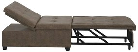 vidaXL Καναπές-Κρεβάτι Σκούρο γκρι 67 x 194 x 38 εκ