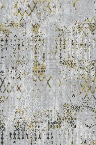 Χαλί Shiny Velvet 6376 Anthracite Yellow - 200x250