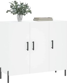 vidaXL Μπουφές Λευκός 90 x 34 x 80 εκ. από Επεξεργασμένο Ξύλο
