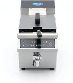 Deep Fryer - 8L - 1 Basket - Induction - Lift System - with Drain Tap