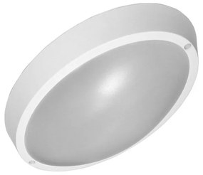 Adeleq Led Απλίκα Pc Οβάλ 240x163mm 15W 4000K Ip65 Λευκή 21-240150