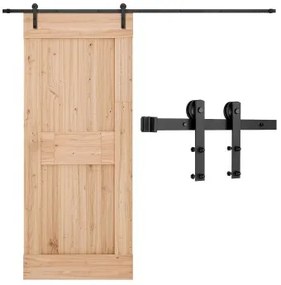 VEVOR 10FT Sliding Barn Door Hardware Kit for Single Sliding Barn Door I-shape