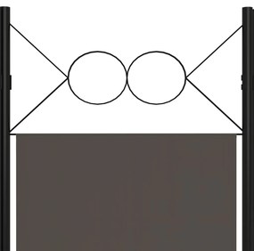 vidaXL Διαχωριστικό Δωματίου με 4 Πάνελ Ανθρακί 160 x 180 εκ.