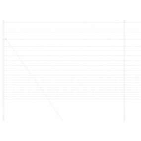 vidaXL Περίφραξη αγρού Ασημί 25 x 1,6 μ Γαλβανισμένος χάλυβας