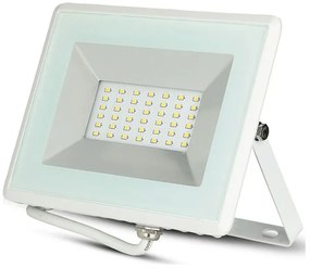 V-TAC Προβολέας Led 30W SMD E-SERIES 2550lm Άσπρο Σώμα Ζεστό Λευκό 5955