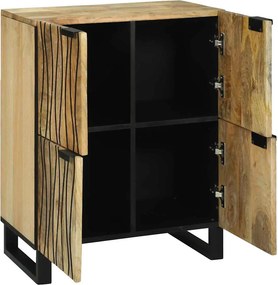 vidaXL Πλαϊνό Γραφείο Καφέ 60 x 33 x 75 cm Μασίφ ξύλο μάνγκο