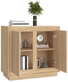 vidaXL Συρταριέρα Sonoma Δρυς 80x34x75 εκ. Επεξεργασμένο Ξύλο