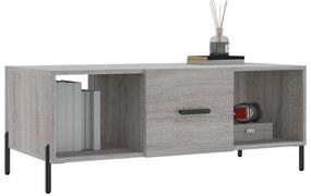 vidaXL Τραπεζάκι Σαλονιού Γκρι Sonoma 102x50x40 εκ. Επεξεργασμένο Ξύλο
