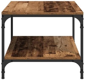 vidaXL Τραπεζάκι σαλονιού Παλαιό ξύλο 80 x 50 x 40 cm