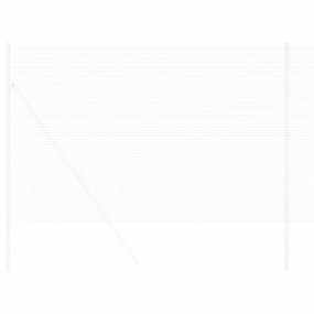 vidaXL Συγκολλητός φράχτης από σύρμα Ασημί 1.6 x 25 m Ατσάλι