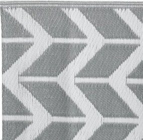 vidaXL Χαλί εξωτερικού χώρου ARAKIL γκρι 120x180 cm PP