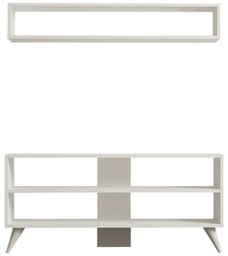 ΣΥΝΘΕΤΟ ΣΑΛΟΝΙΟΥ PRESTIGE PAKOWORLD ΣΕ ΛΕΥΚΗ ΑΠΟΧΡΩΣΗ 120X29,6X50ΕΚ
