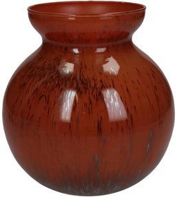 Βάζο ArteLibre Κόκκινο Γυαλί 15x15x16cm