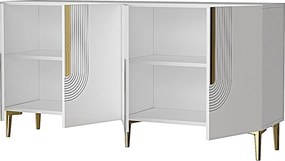 Κονσόλα Λευκό / Χρυσό GACE 150x32x75