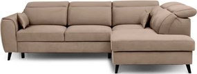 Γωνιακός καναπές Vuelta-Kafe-Δεξιά - 255.00Χ201.00Χ100.00cm