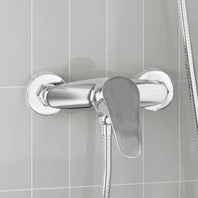 vidaXL Μίξερ ντους Με επίστρωση χρωμίου G 1 / 2 ίντσες