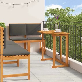 vidaXL Σετ Μπιστρό Κήπου 5 pcs Καφέ Μασίφ ξύλο ακακίας