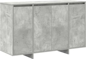 vidaXL Πλαϊνό γραφείο Γκρι σκυροδέματος 120 x 41 x 75 εκ.