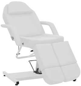 vidaXL Καρέκλα Αισθητικής Λευκή 180 x 62 x 78 εκ. από Συνθετικό Δέρμα