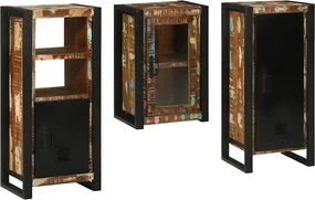 vidaXL Σετ Επίπλων Μπάνιου 3 τμχ. Πολύχρωμο 40 x 35 x 90 εκ.
