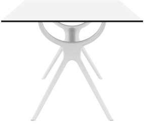 Τραπέζι Air 180Χ90Εκ. White Laminate 12Mm