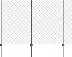 vidaXL Συρματόπλεγμα Περίφραξης με Πάσσαλο 10 x 1,6 m