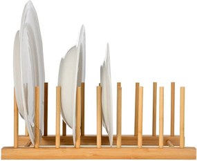 Πιατοθήκη Ντουλαπιού (34x12.2x14.1) Estia Bamboo Essentials 01-17279