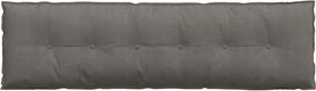 vidaXL Μαξιλάρι Πλάτης Ανοιχτό γκρι 180 x 50 x 19 cm