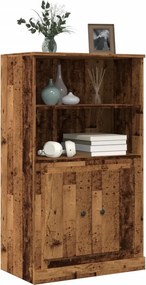 vidaXL Ντουλάπι Όψη Παλαιού Ξύλου 60 x 35,5 x 103,5 εκ. Επεξ. Ξύλο