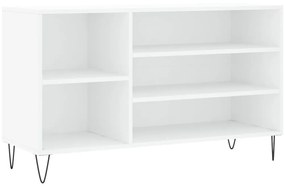 vidaXL Παπουτσοθήκη Λευκή 102x36x60 εκ. από Επεξεργασμένο Ξύλο