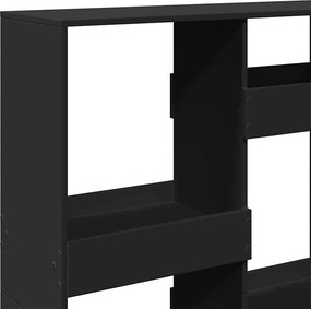 vidaXL Βιβλιοθήκη Μαύρη 100x33x135 εκ. από Επεξεργασμένο Ξύλο