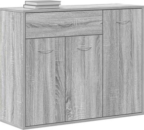 vidaXL Ντουλάπι Γκρι Sonoma 88x30x70 εκ. από Επεξεργασμένο Ξύλο