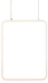Φωτιστικό Κρεμαστο Aca V30LEDP26WH SYMETRIA Λευκό (White) 3000K