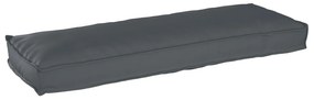 vidaXL Μαξιλάρι Παλέτας για Πάγκο Ανθρακί 120x40x8 εκ. Υφασμάτινος