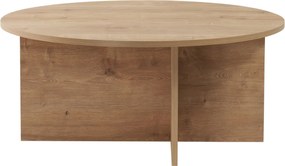 Τραπεζάκι Σαλονιού Δρυς Ζαφείρι SOLEIL 90x90x40