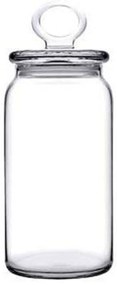 Βάζο Αποθήκευσης Kitchen SP96761G1 Φ8x18cm 1130ml Clear Espiel Glass