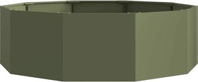 vidaXL Γλάστρα Ελιά Πράσινη 120 x 120 x 35 εκ Ατσάλι