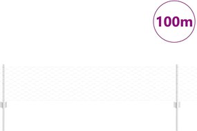 vidaXL Τεντώτο με στήριγμα Ασημί 0,4 x 100 μ Ατσάλι