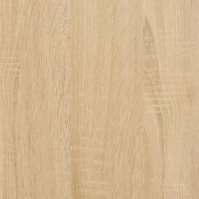 vidaXL Δισκοθήκη Sonoma Δρυς 84,5 x 38 x 48 εκ. από Επεξεργασμένο Ξύλο
