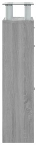 vidaXL Παπουτσοθήκη Γκρι Sonoma 63x24x104 εκ. από Επεξεργασμένο Ξύλο
