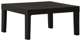 vidaXL Τραπεζάκι Σαλονιού Κήπου Γκρι Πλαστικό